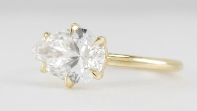 East West Diamond Engagement Rings - Lisa Robin