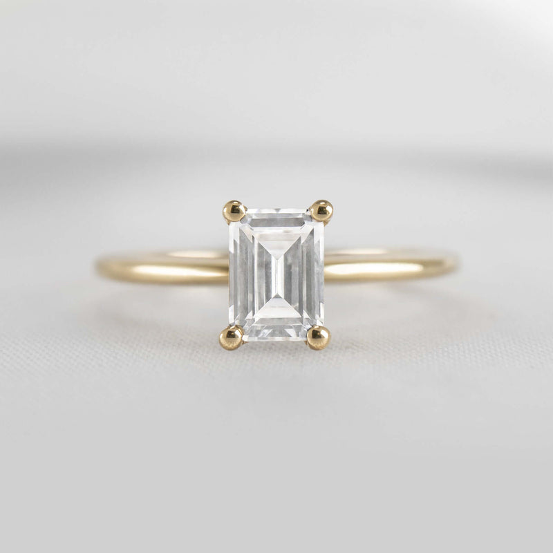 Shown in 1.0 Carat * The Allison Solitaire Engagement Ring | Lisa Robin