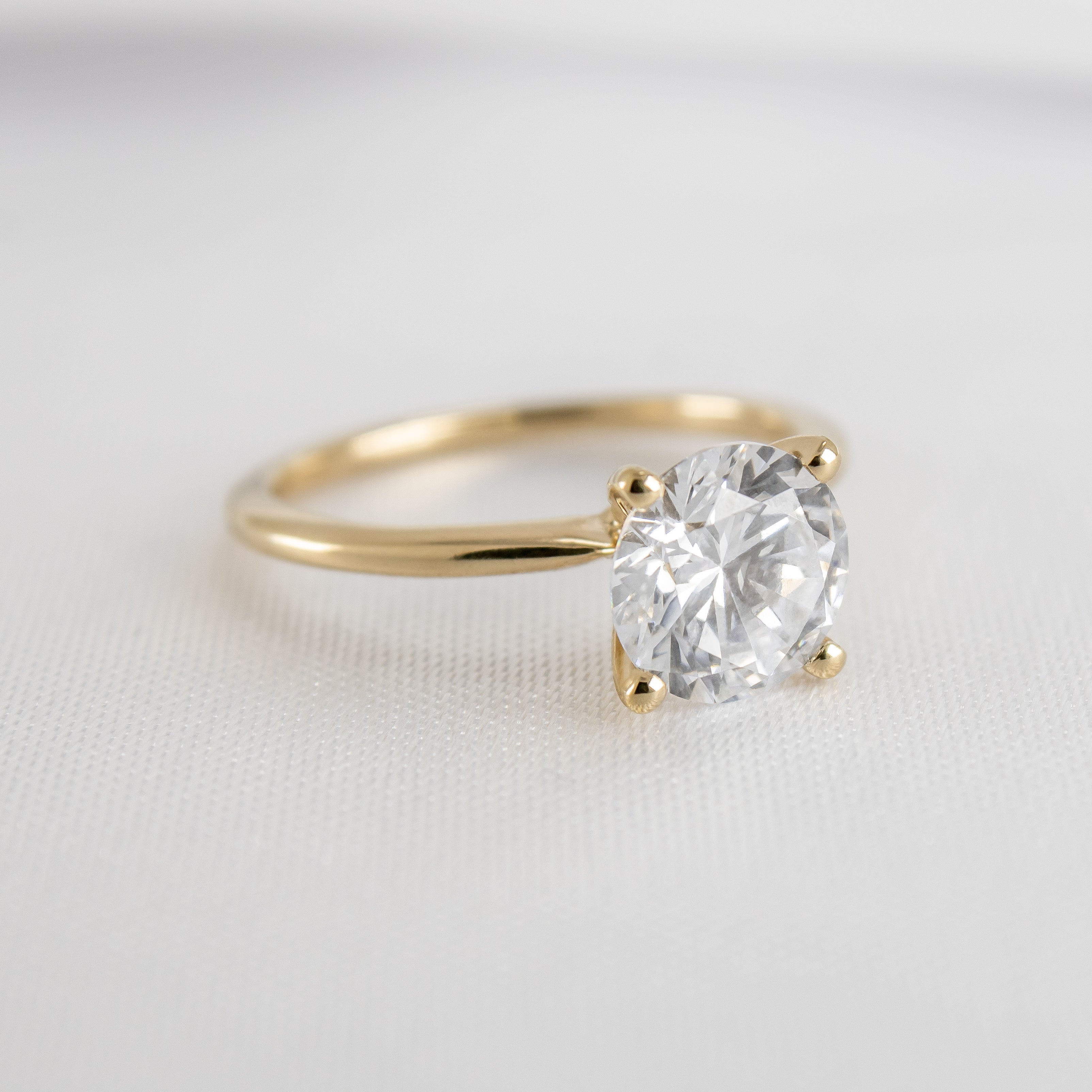 The Allison Solitaire Diamond Engagement Ring
